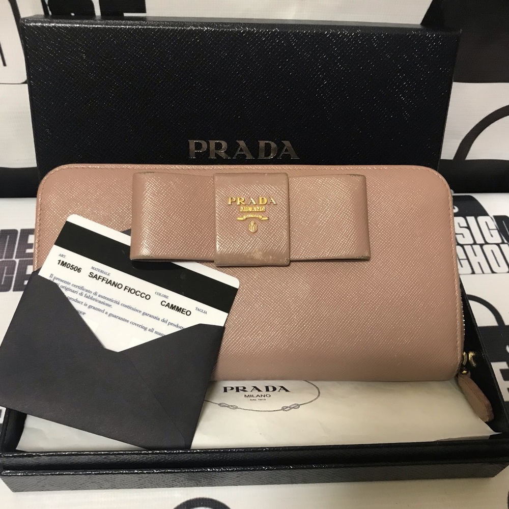USED Authentic Prada Wallet